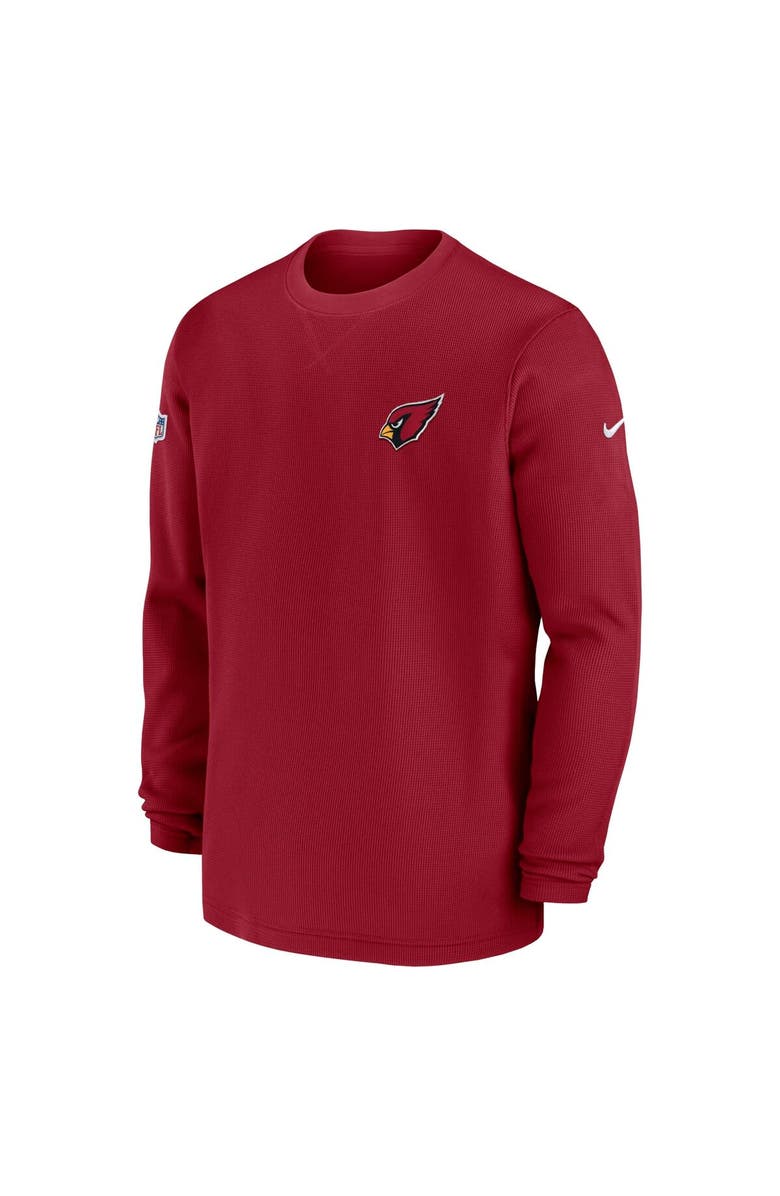 Nike Men's Nike  Cardinal Arizona Cardinals 2023 Sideline Throwback Heavy Brushed Waffle Long Sleeve Top, Alternate, color, Cardinal