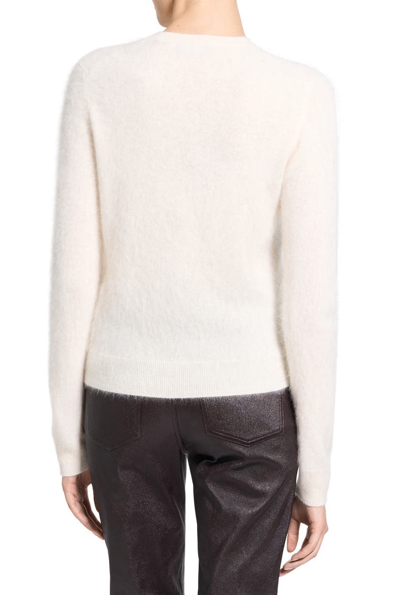 Brushed Cashmere Cardigan, Alternate, color, IVORY