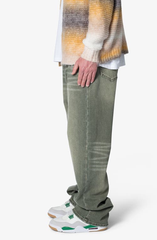 Mnml Ultra Baggy Jeans In Moss