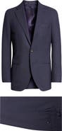 J. Mueser Waverly Indigo High Twist Virgin Wool Suit