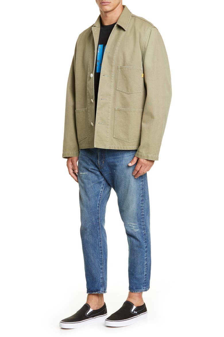 Canvas Chore Coat (Nordstrom Exclusive), Alternate, color, OLIVE