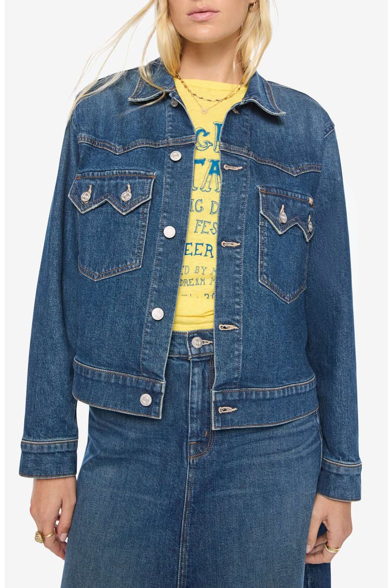The Sawtooth Stretch Denim Jacket, Main, color, BUCKA-WHO