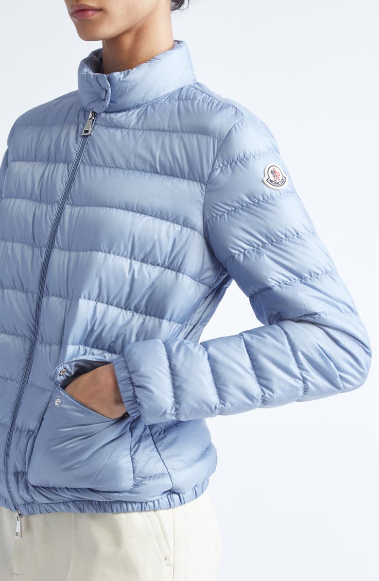 Moncler Lans Down Puffer Jacket, Alternate, color, Blue