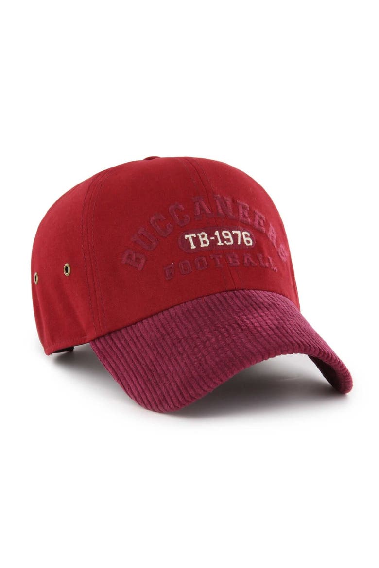 Men's '47 Red Tampa Bay Buccaneers Ridgeway Clean Up Adjustable Hat, Alternate, color, Red