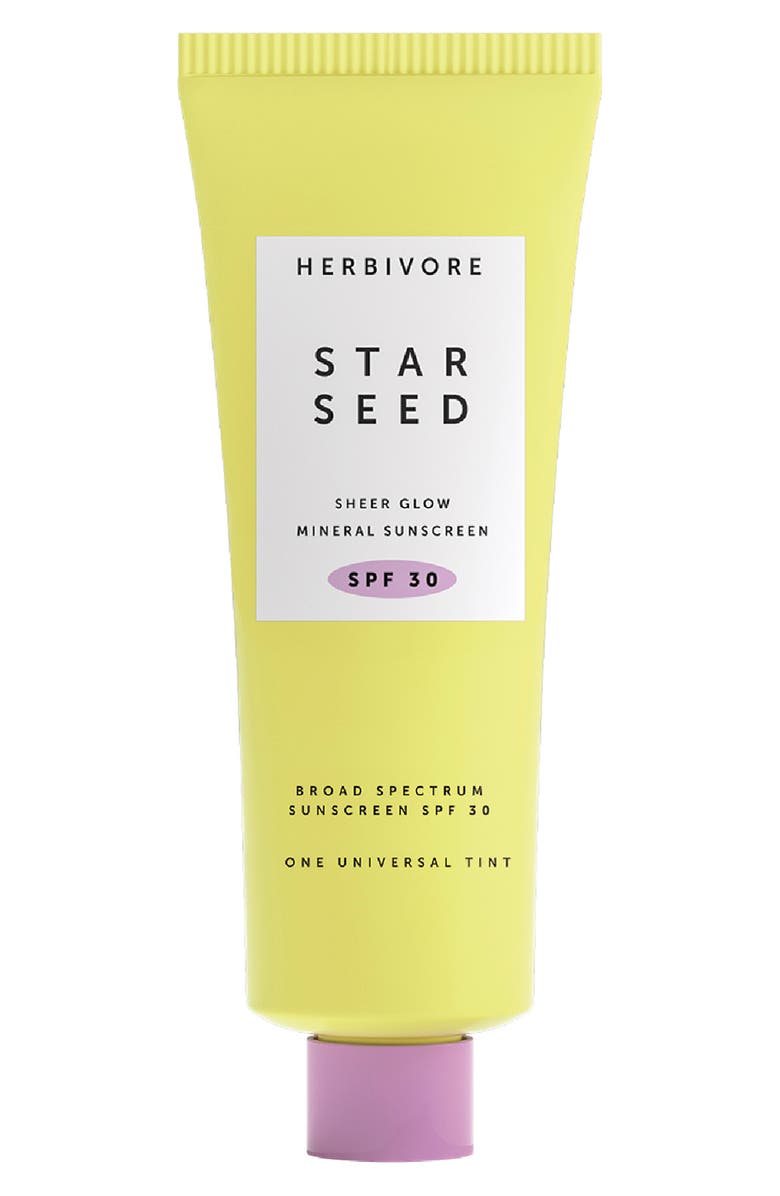 Herbivore Botanicals Star Seed Sheer Glow Mineral Sunscreen SPF 30, Main, color,