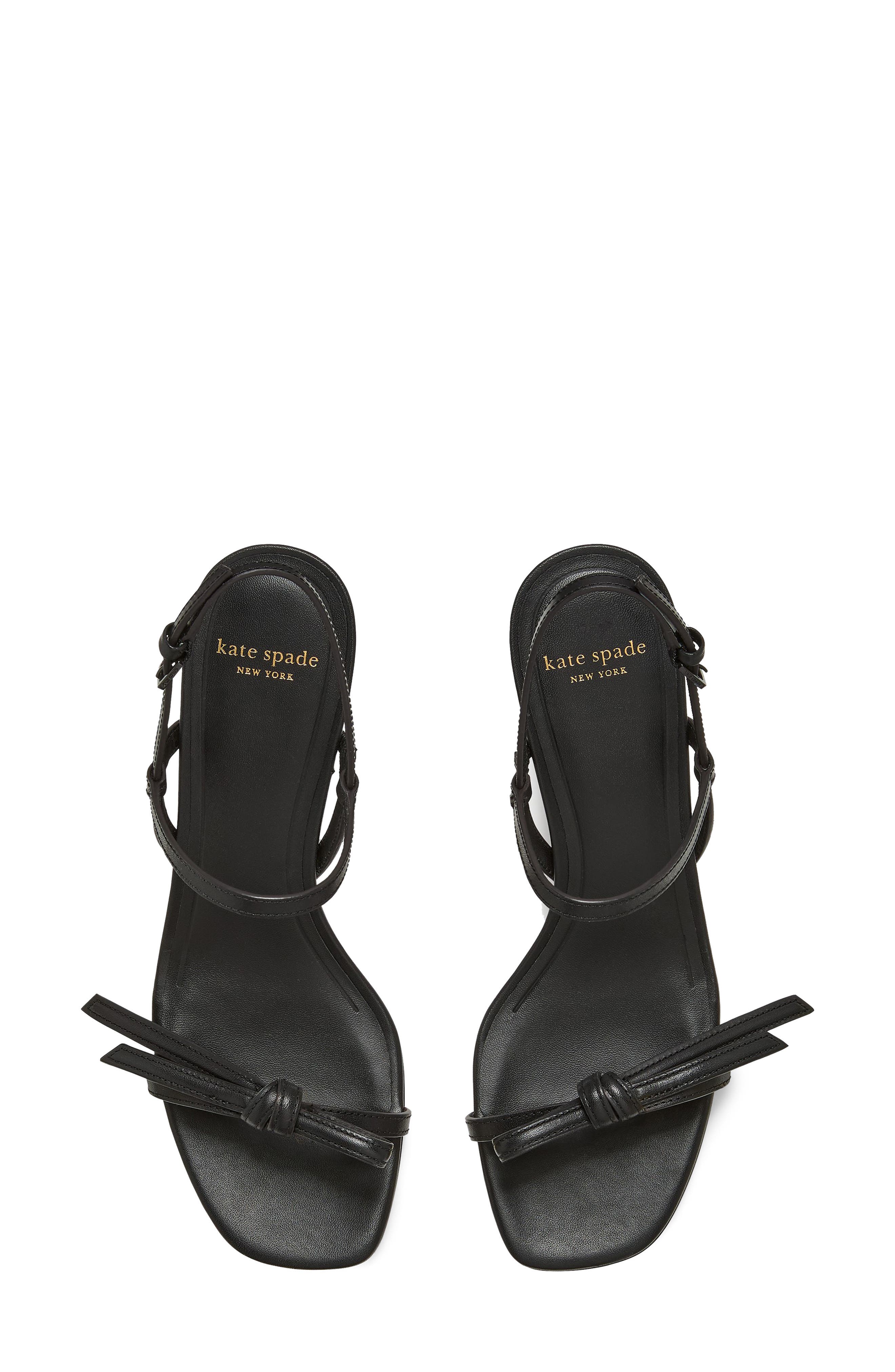 Kate Spade New York loop slingback sandal, Alternate, color, Black
