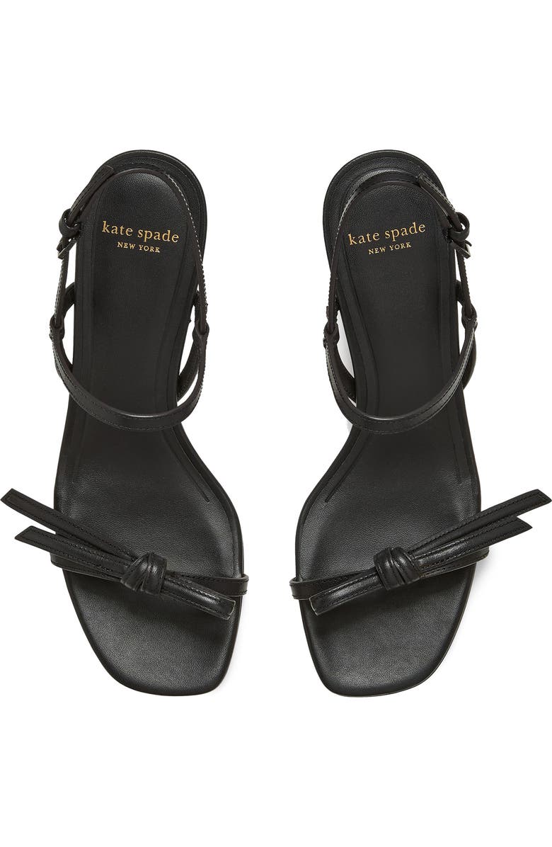 Kate Spade New York loop slingback sandal, Alternate, color, Black