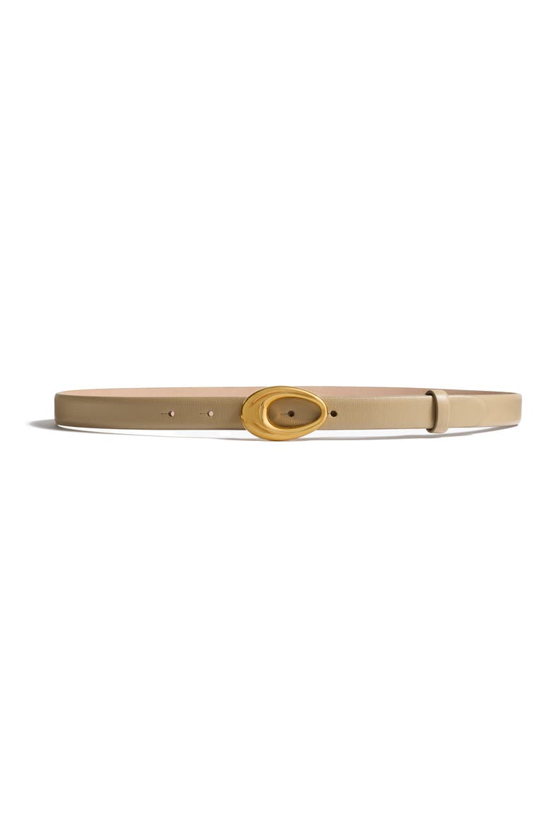 Olivia Leather Belt, Main, color, SAND