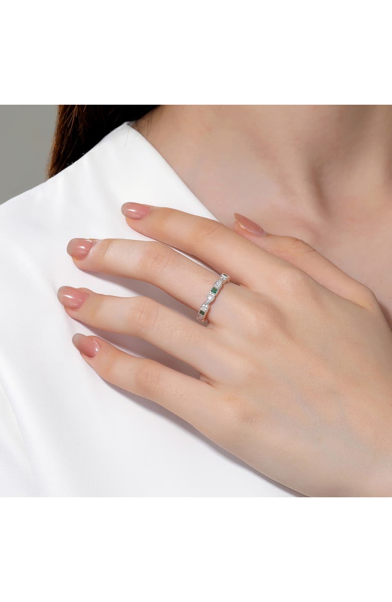 Lafonn Simulated Diamond & Birthstone Band Ring, Alternate, color, 