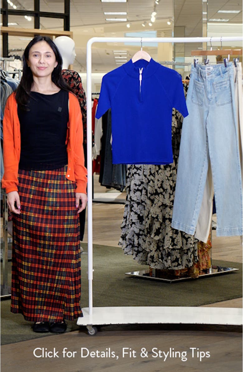 Short Sleeve Half Zip Sweater, sales video thumbnail