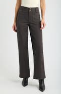 Wit & Wisdom Emma Patch Pocket High Waist Wide Leg Pants