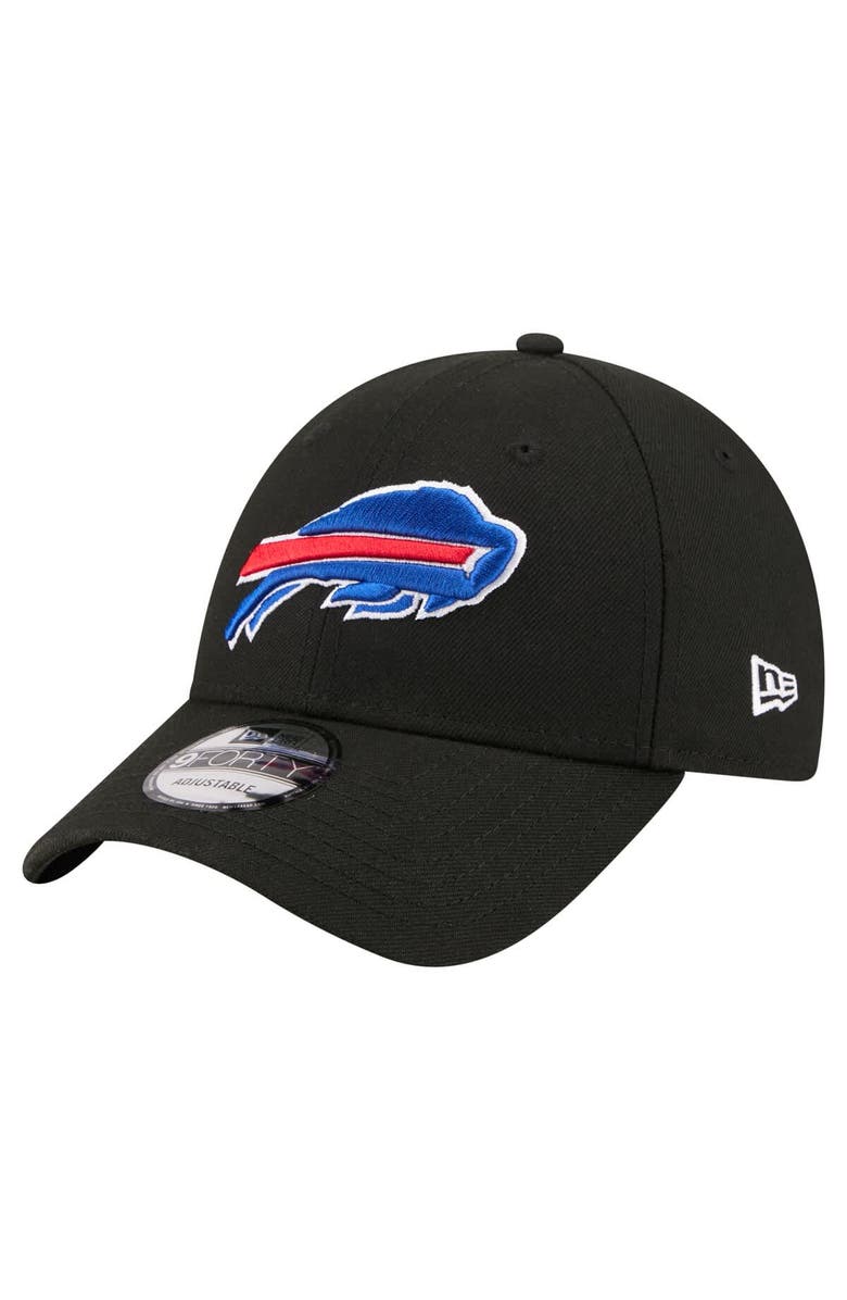 New Era Men's New Era  Black Buffalo Bills Core Team 9FORTY Adjustable Hat, Main, color, Black