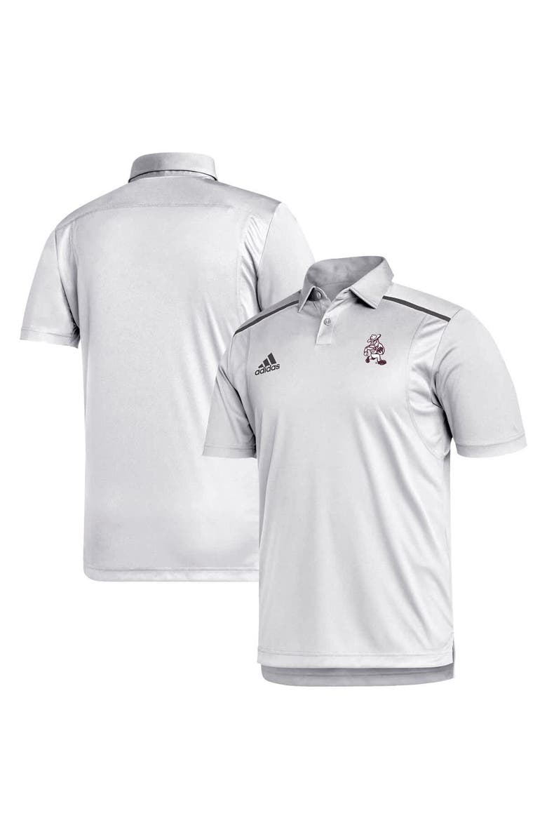 adidas Men's adidas  White Texas A&M Aggies Ol' Sarge Team-Issued Polo, Main, color, White