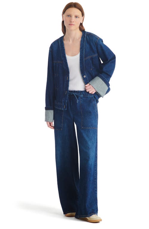 Twp Dusty Denim Jacket In Dark Wash
