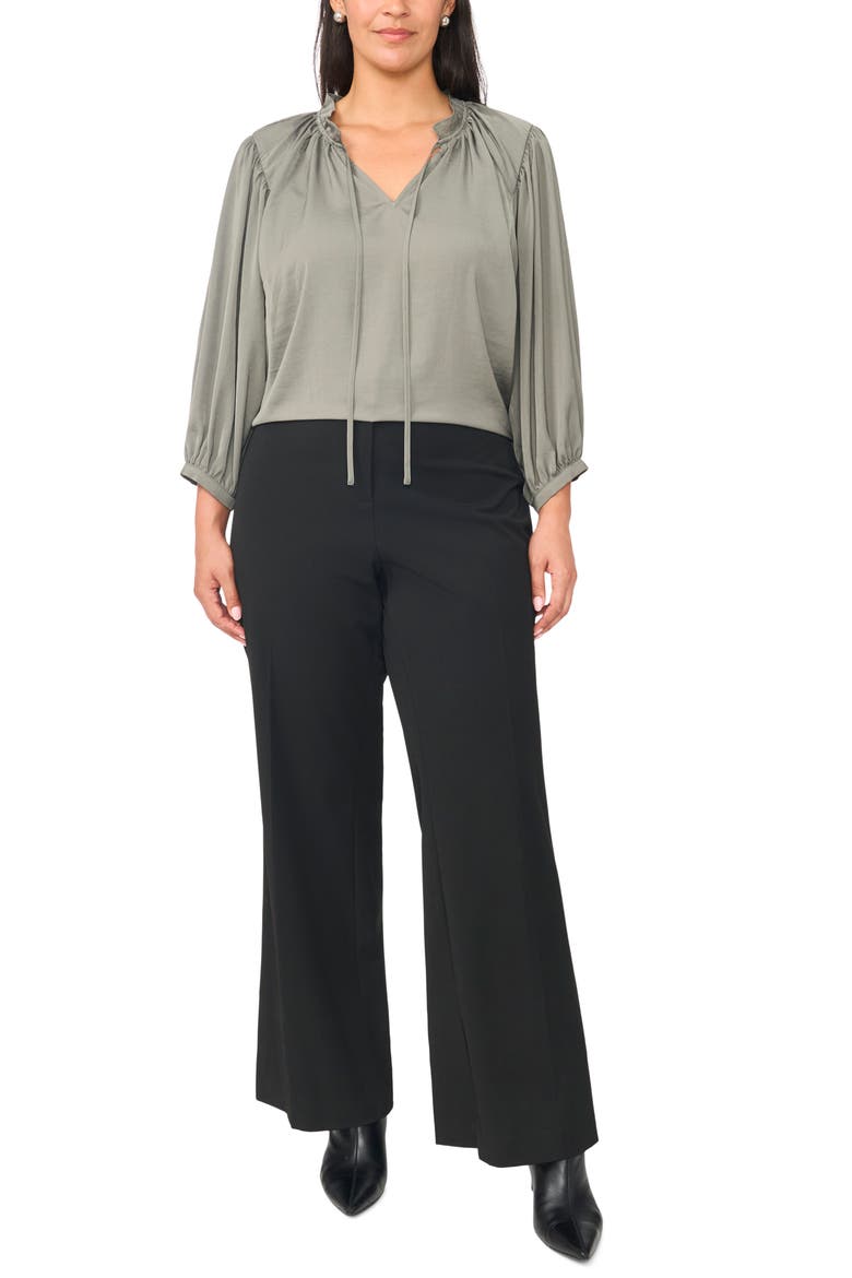 Raglan Sleeve Peasant Top, Alternate, color, EMERALD LEAF