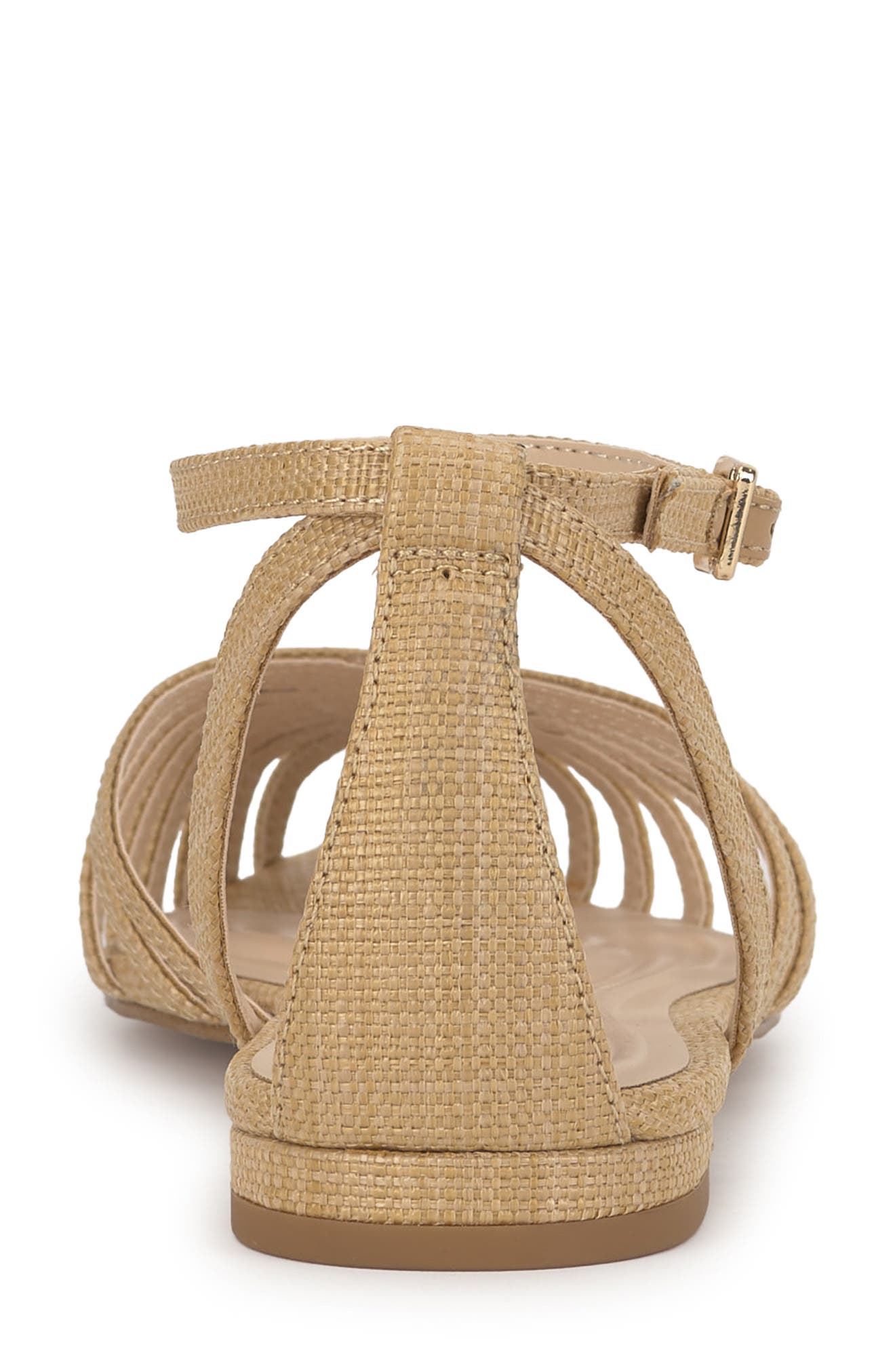 Eulean Ankle Strap Sandal, Alternate, color, NATURAL BEIGE