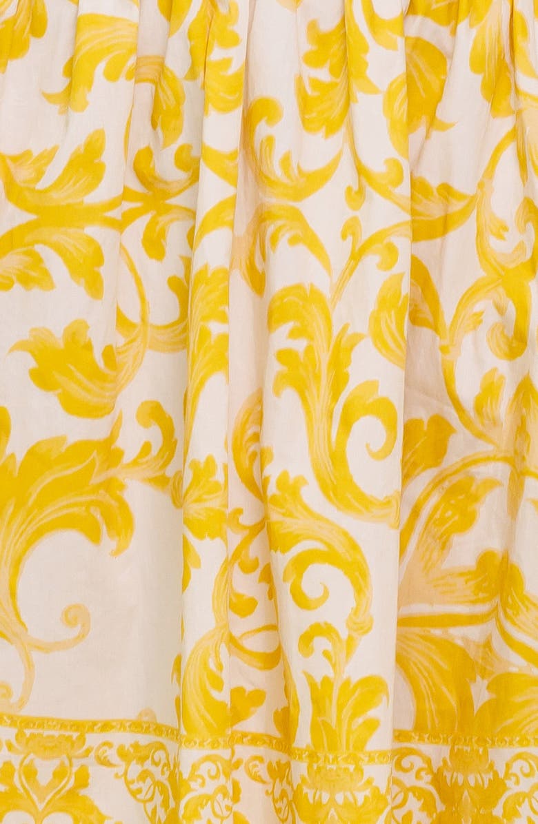 FLYING TOMATO Printed Mini Skirt Set, Alternate, color, Ivory Yellow