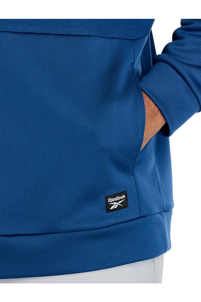 Big & Tall Performance Double-Knit 1/4-Zip Pullover, Alternate, color, BATIK BLUE