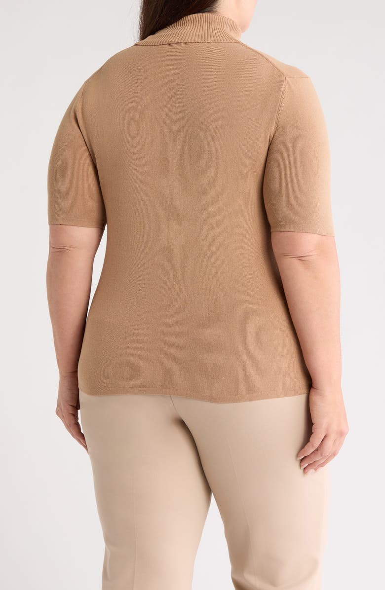 Anne Klein Elbow Sleeve Turtleneck Sweater, Alternate, color, 