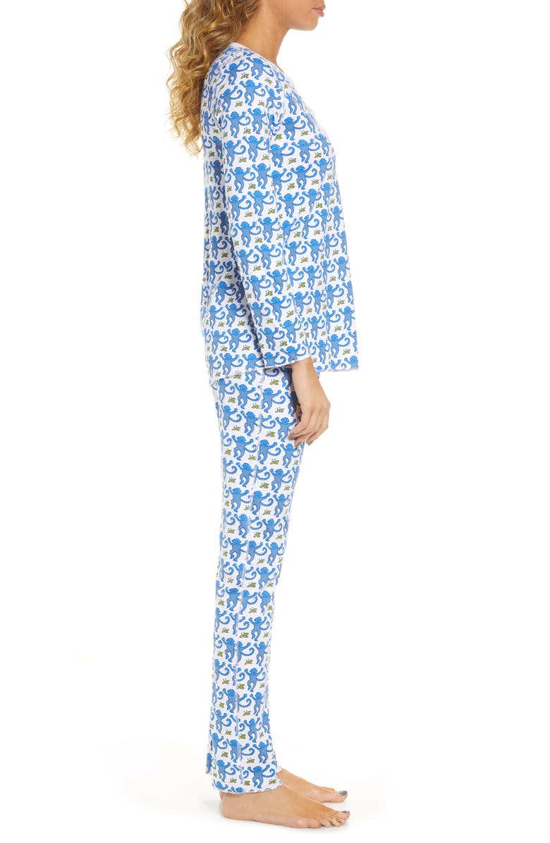 Roller Rabbit Monkey Pajamas, Alternate, color,