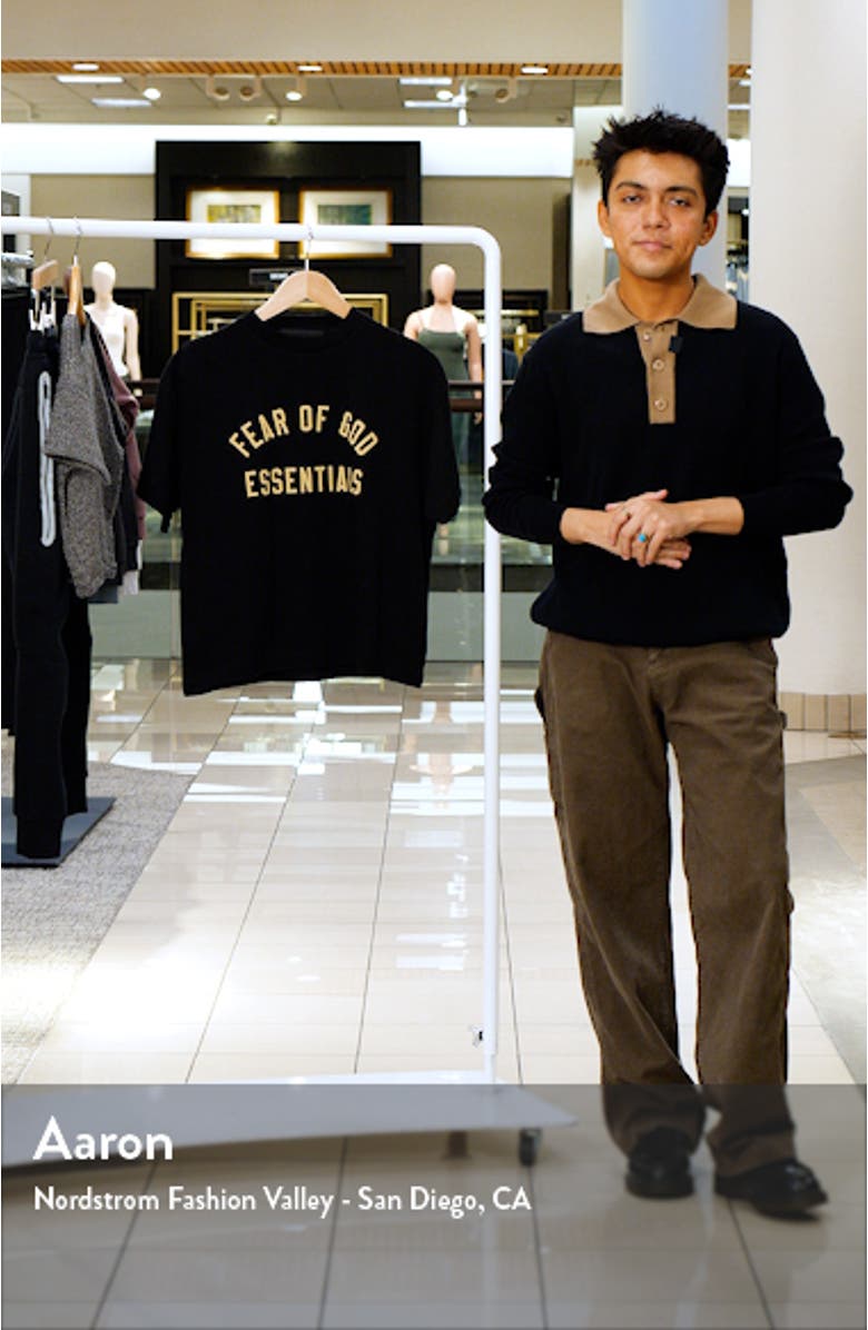 Kids' Logo Crop Cotton Jersey Graphic T-Shirt, sales video thumbnail