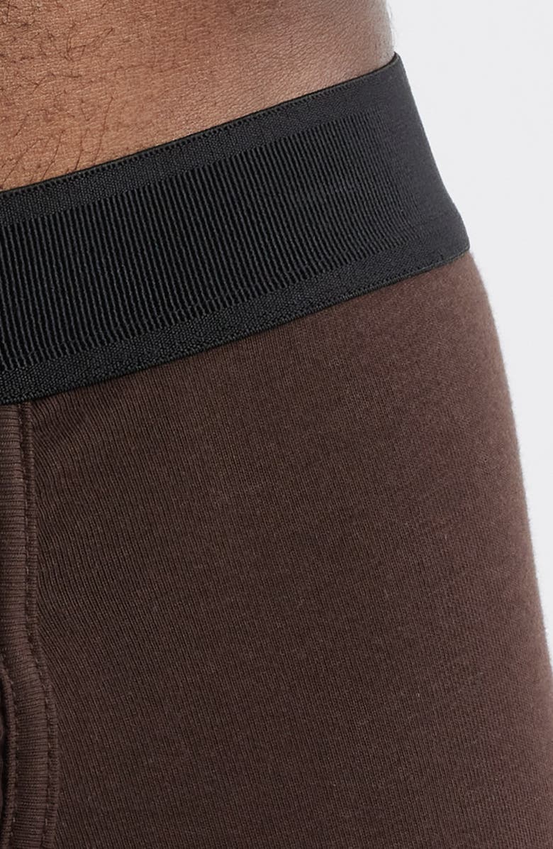 TOM FORD Cotton Stretch Jersey Boxer Briefs, Alternate, color, Chocolate