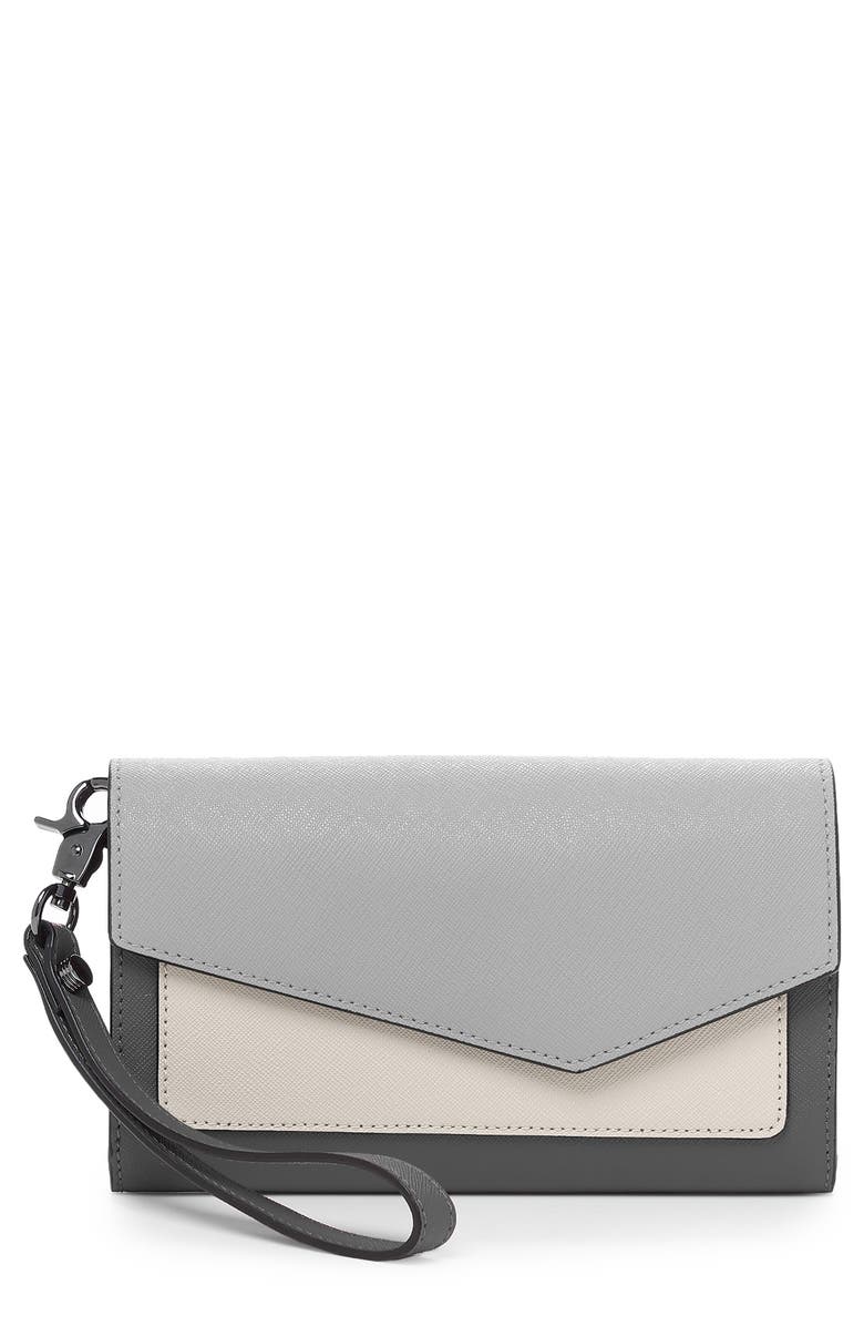 Botkier Cobble Hill Leather Continental Wallet, Main, color, 