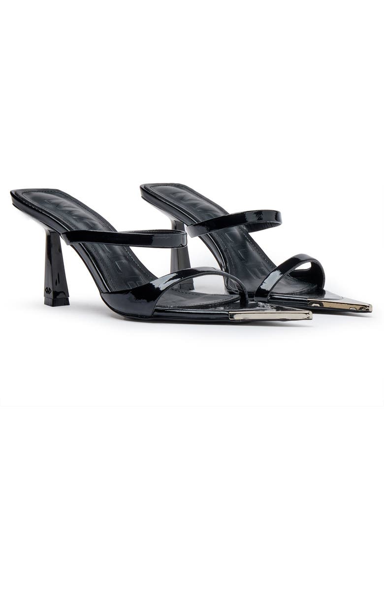 MALLET Frederica Pony Mid Heel Shoes, Alternate, color, Black