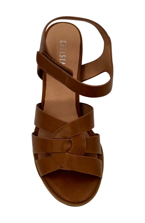 Chelsea Crew Roma Wedge Sandal In Tan Pu
