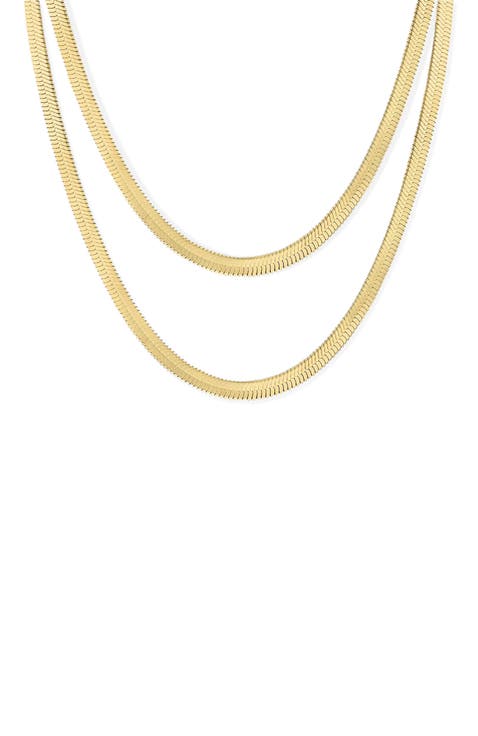 Herringbone Necklace Set, 5 mm