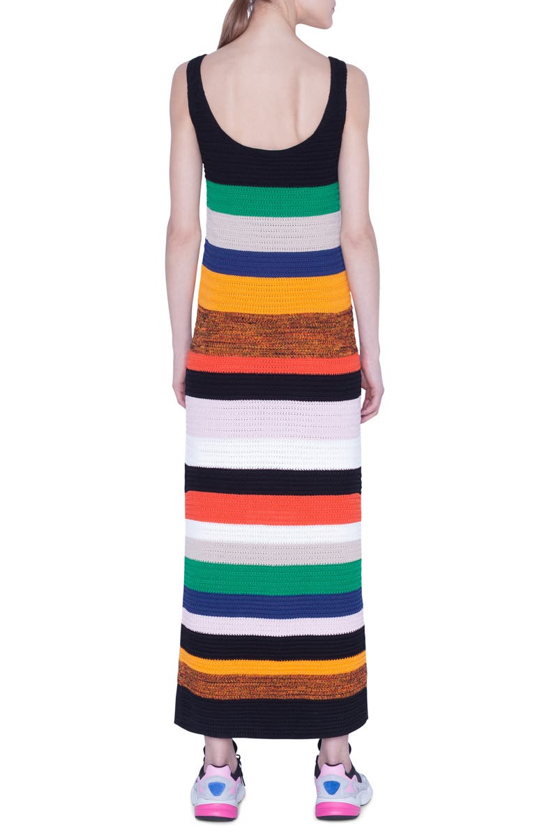 Akris punto Multicolor Stripe Tank Sweater Dress, Alternate, color, 