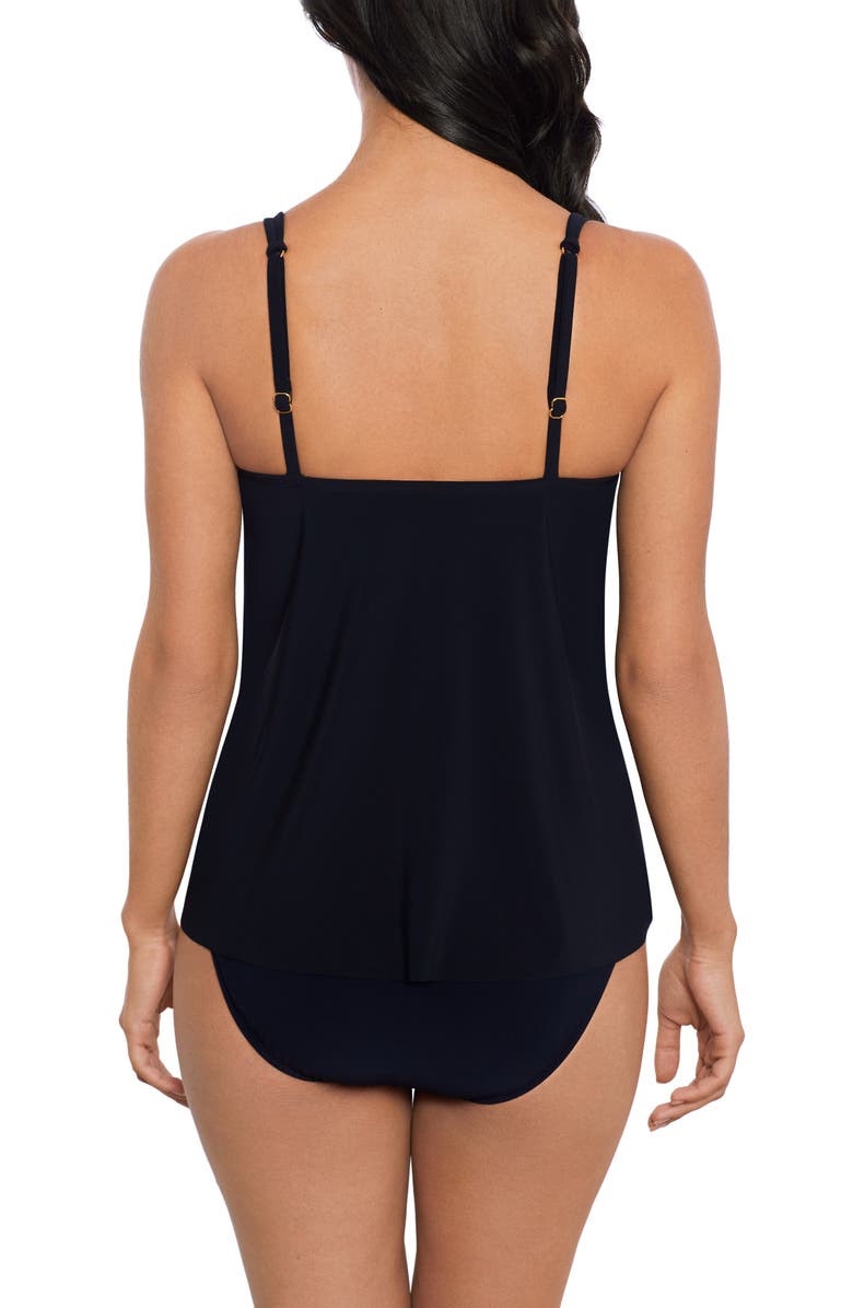 Magicsuit<sup>®</sup> Akikio Obi Tankini Top, Alternate, color, Black