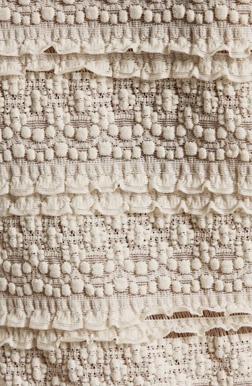 Sanctuary Lovely Lace Button Front In Neutral