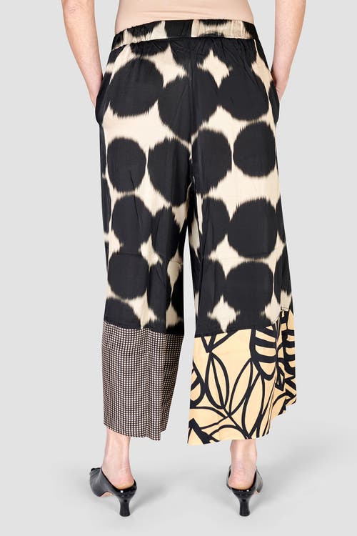 ALEMBIKA ALEMBIKA SERENE MIXED PRINT WIDE LEG PANTS
