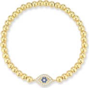 SPHERA MILANO Evil Eye Stretch Bracelet