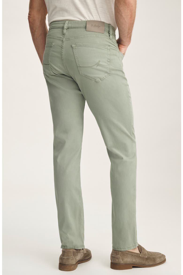 Charisma Relaxed Straight Leg Twill Pants, Alternate, color, ICEBERG GREEN TWILL