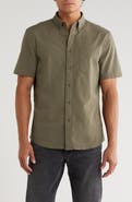 Faherty Seersucker Button-Up Shirt