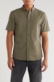 Faherty Seersucker Button-Up Shirt