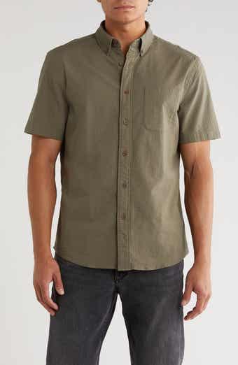 Faherty Seersucker Button-Up Shirt