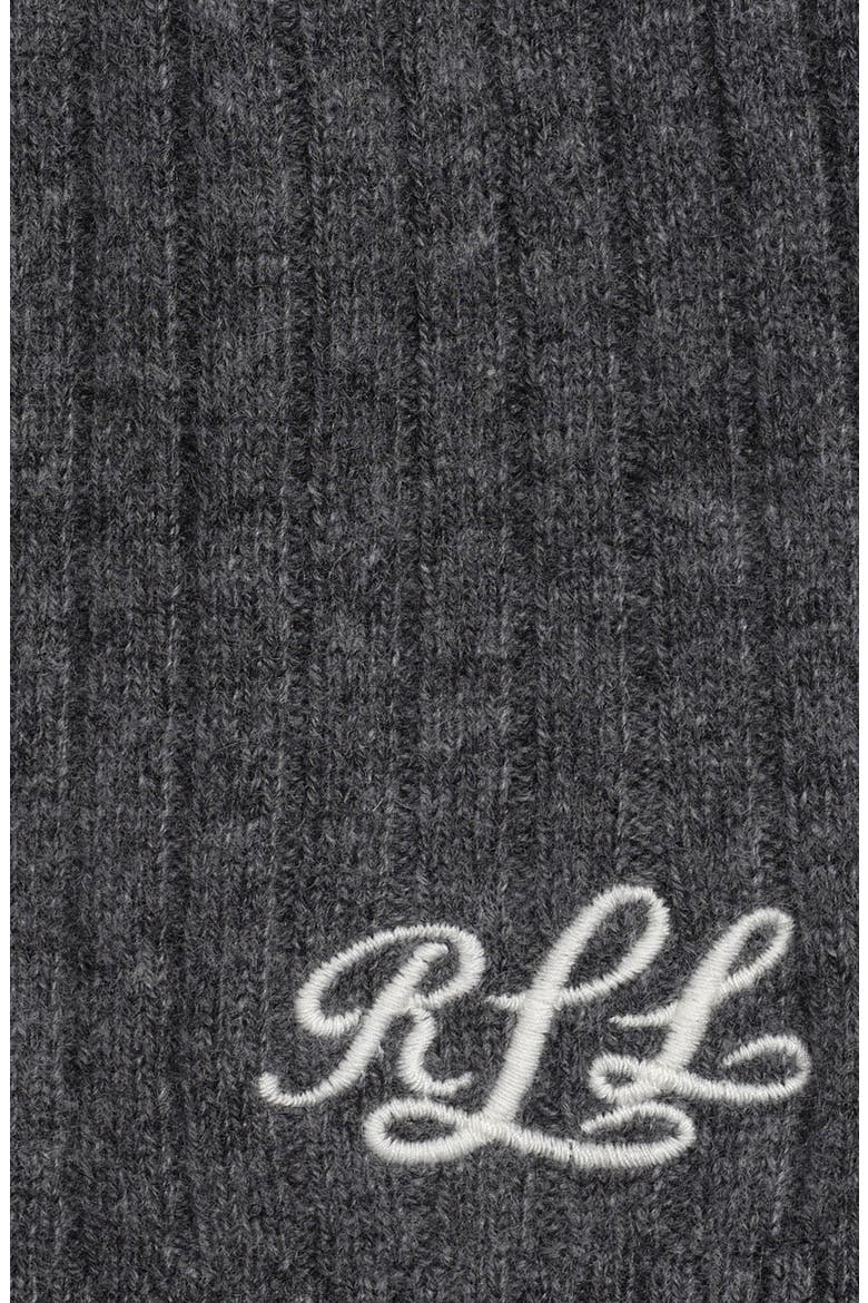 Signature Cashmere Beanie, Alternate, color, GREY ONYX
