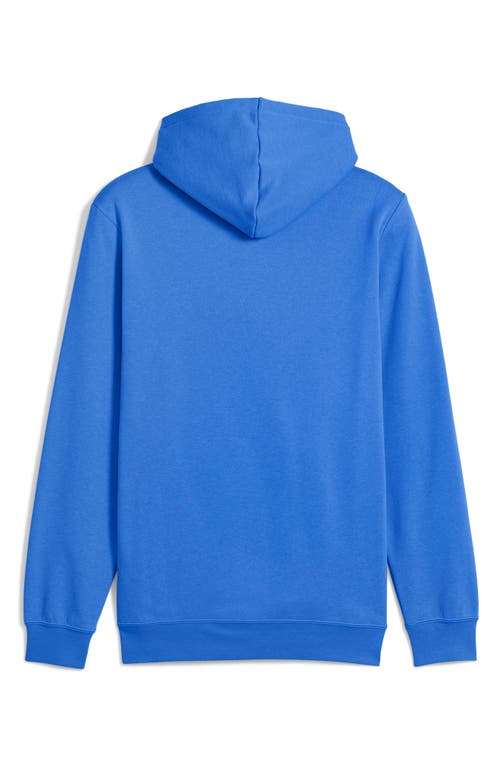 Puma Essential Small Logo Fleece Hoodie In Blue