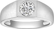 Bliss Diamond 1 Ct Solitaire Lab Grown Men's Diamond Wedding Ring in 10k Gold