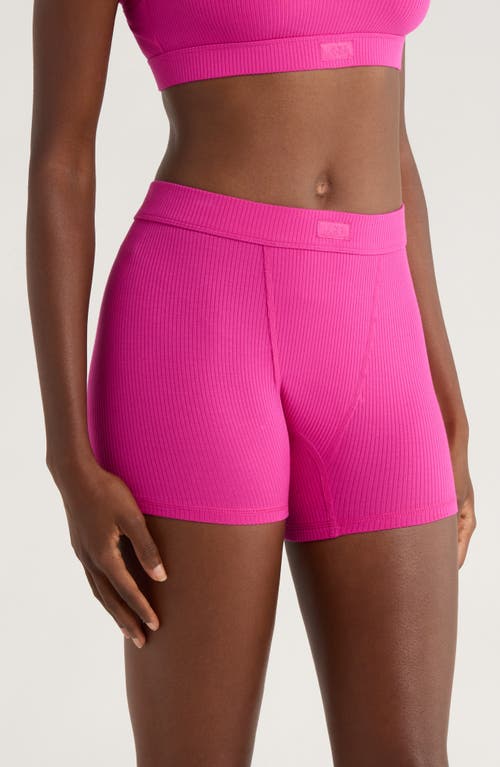 Ugg(r) Alexiah Rib Lounge Boy Shorts In Red