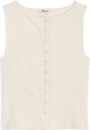 Madewell Rib Crewneck Vest Tank