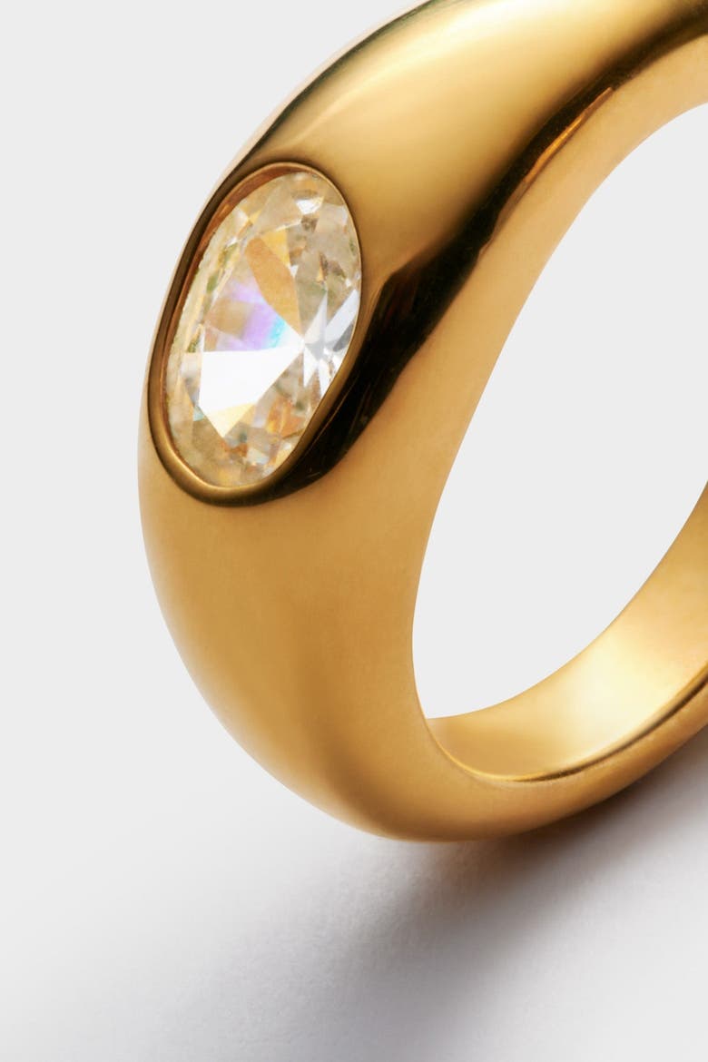 Ayla Waterproof Gold Hoop Earrings, Alternate, color, Gold