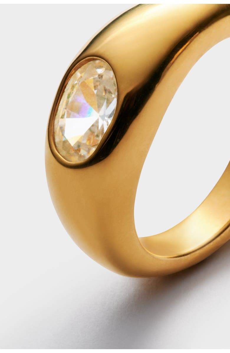 Katie Loxton Ayla Waterproof Gold Hoop Earrings, Alternate, color, Gold