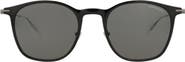 Montblanc 50mm Round Sunglasses