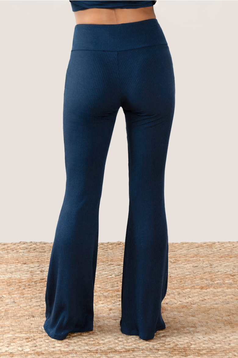 Getaway Rib Lounge Pant, Alternate, color, Navy