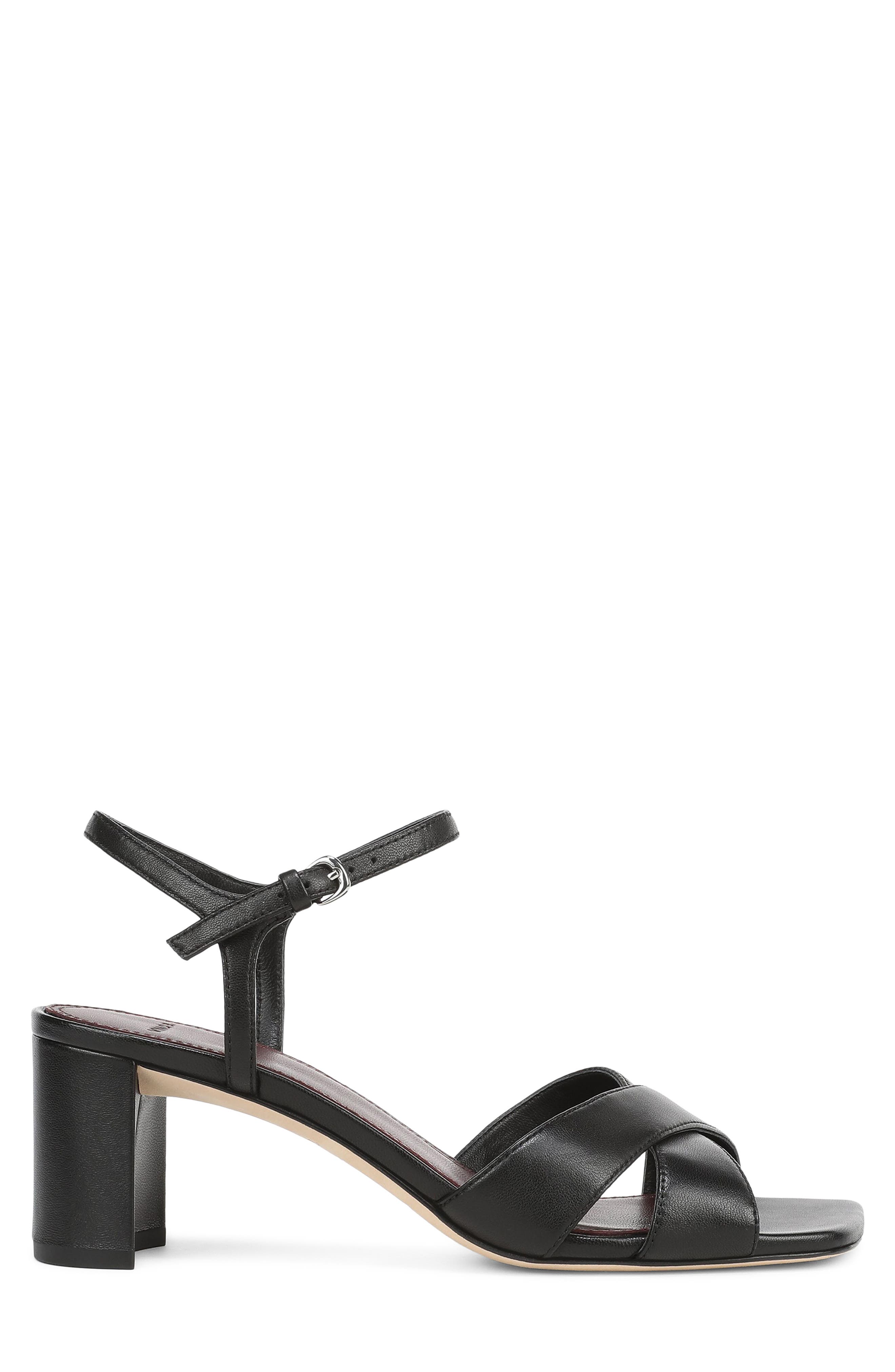 Odetta Block Heel Sandal, Alternate, color, BLACK LEATHER