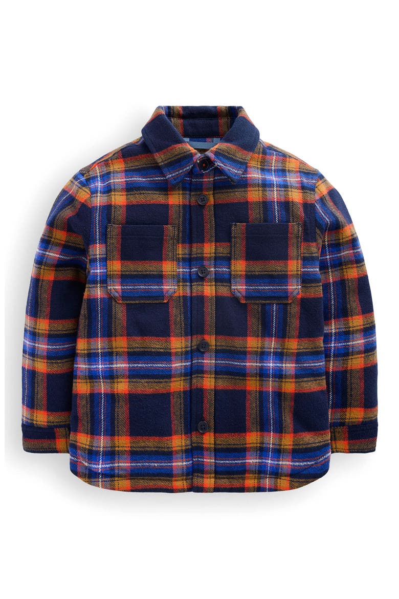 Kids' Check Shacket, Main, color, NAVY CHECK